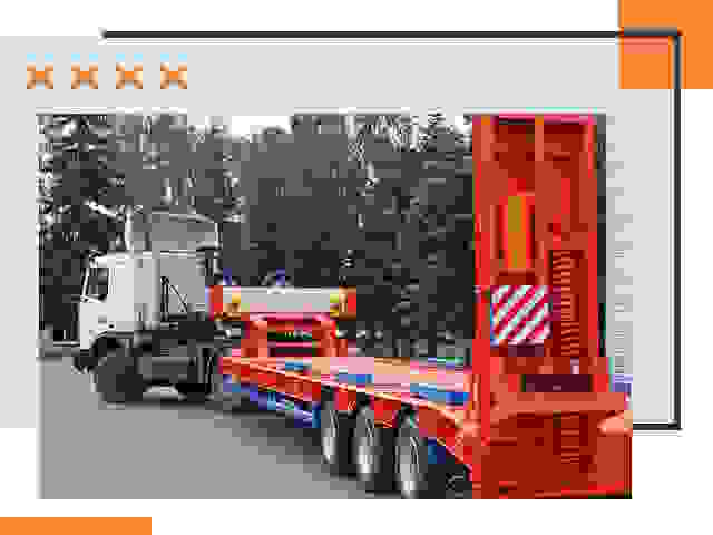 Перевозки на тралах и платформах в Истре